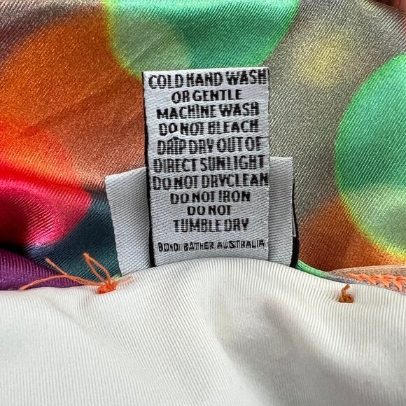 Anthropologie Bondi Bathers One Piece Swimsuit Bathing Suit Print Pool Beach - S - Picture 8 of 12